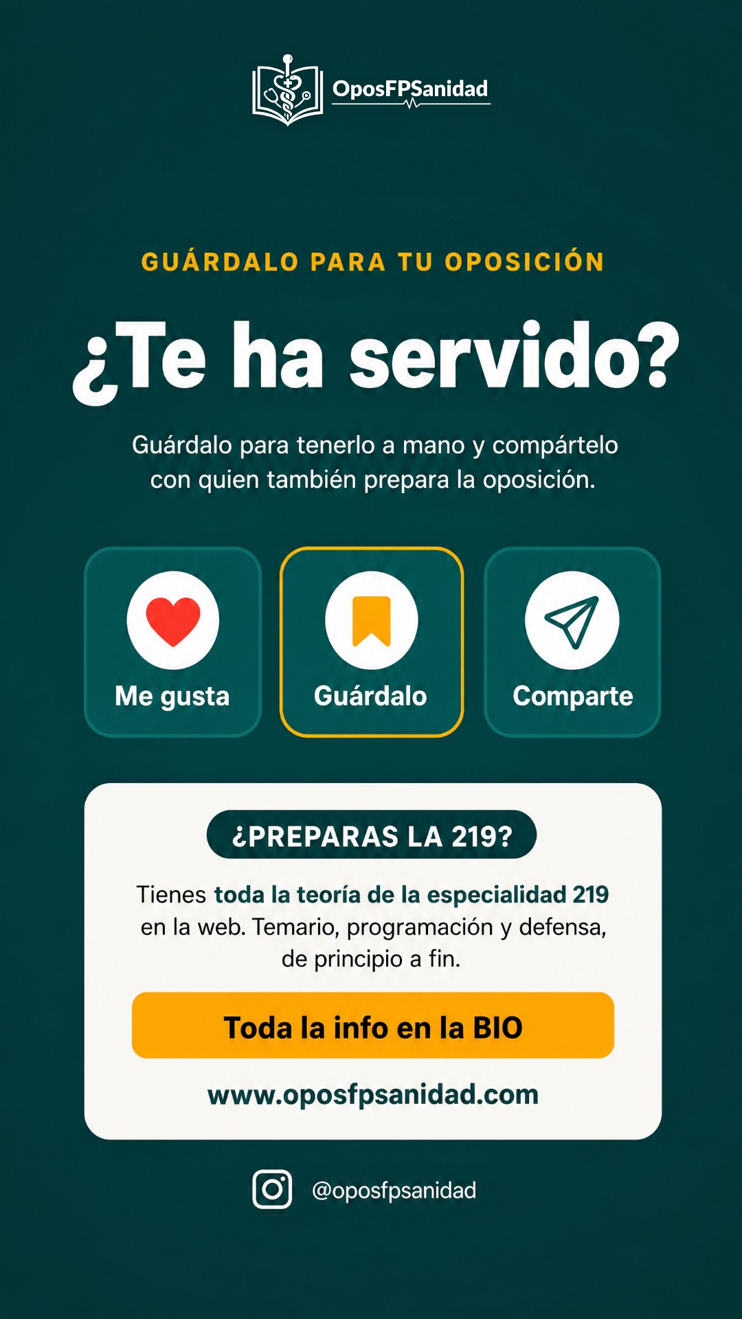 OposFPSanidad, prepárate la especialidad 219