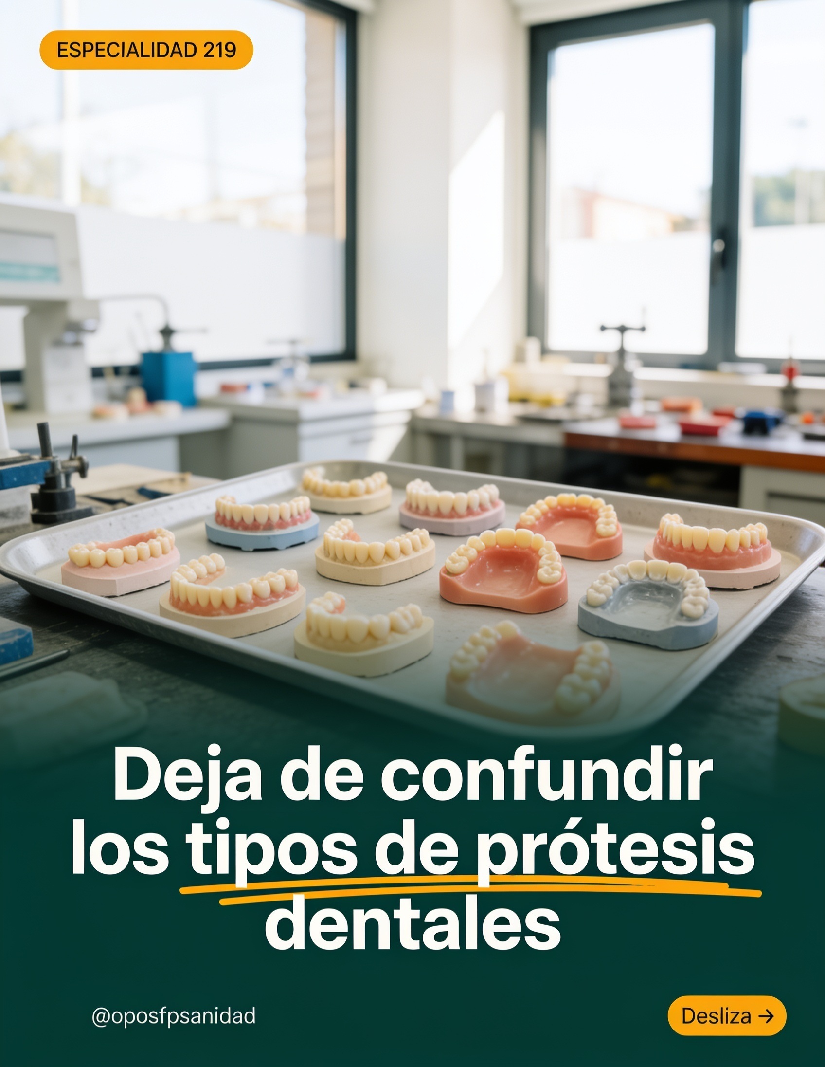 Tipos de prótesis dentales (portada)